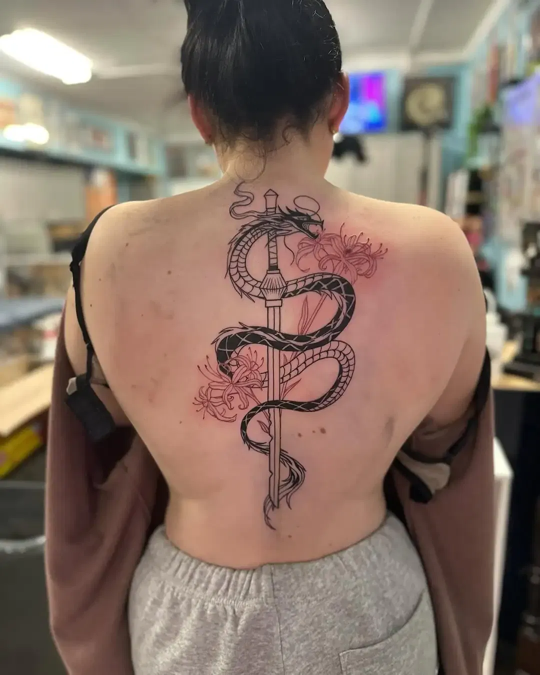 Dragon Spine Tattoo