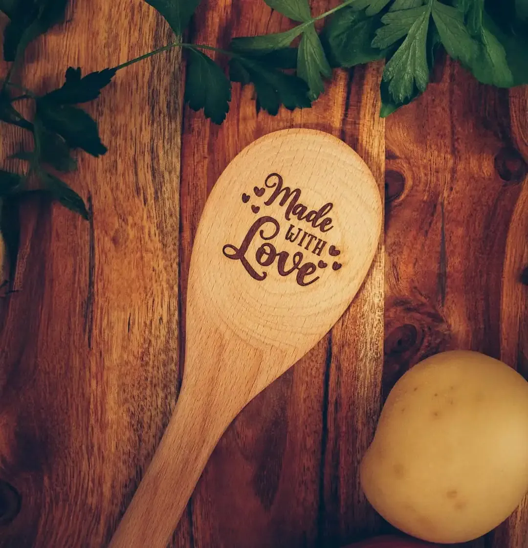 Engraved Wooden Spoon