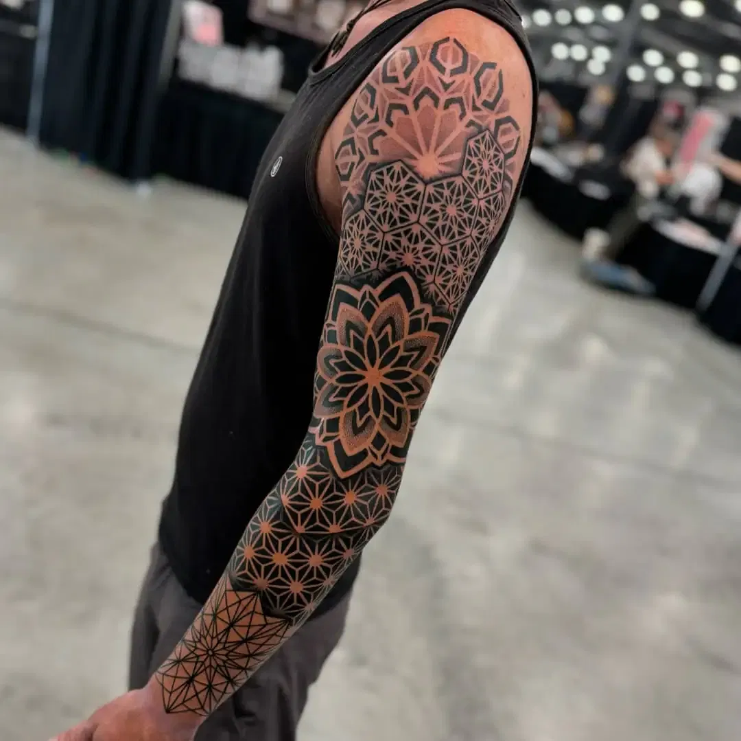 Geometric Arm Tattoo