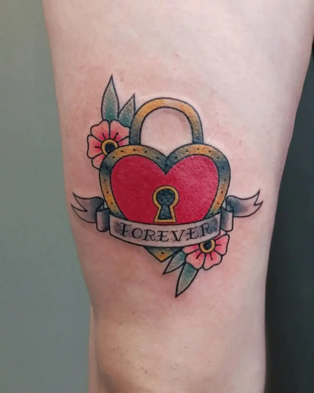Lock Heart Tattoos