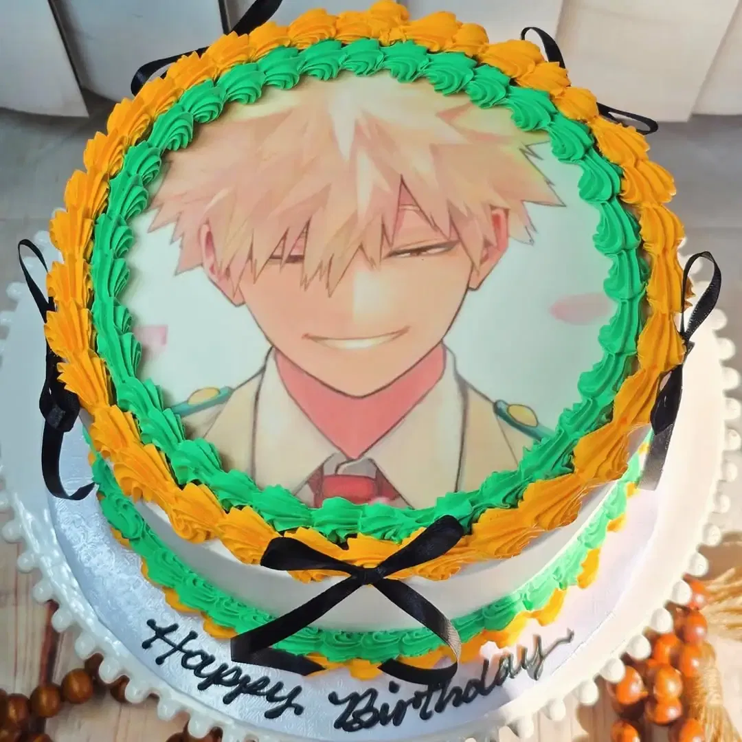 Minimal Bakugo Cake