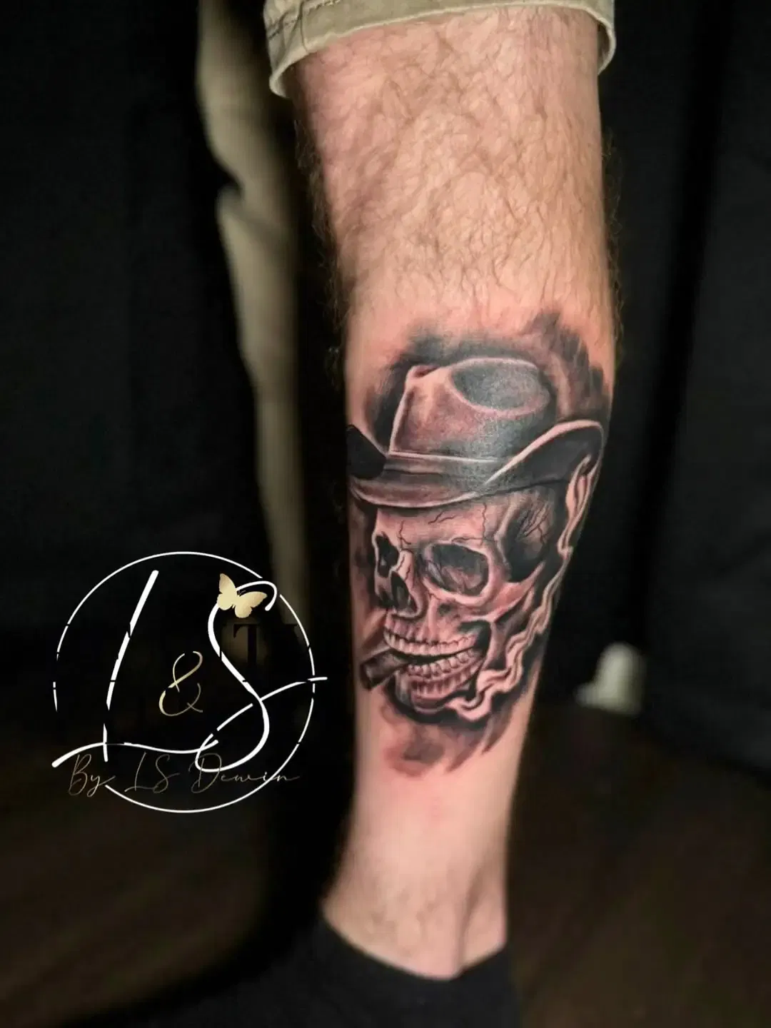 Outlaw Skull with Hat