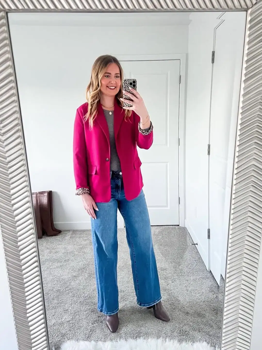 Pastel Blazer with Jeans