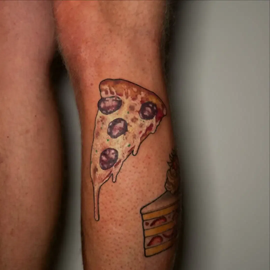 Pizza Slice Tattoo