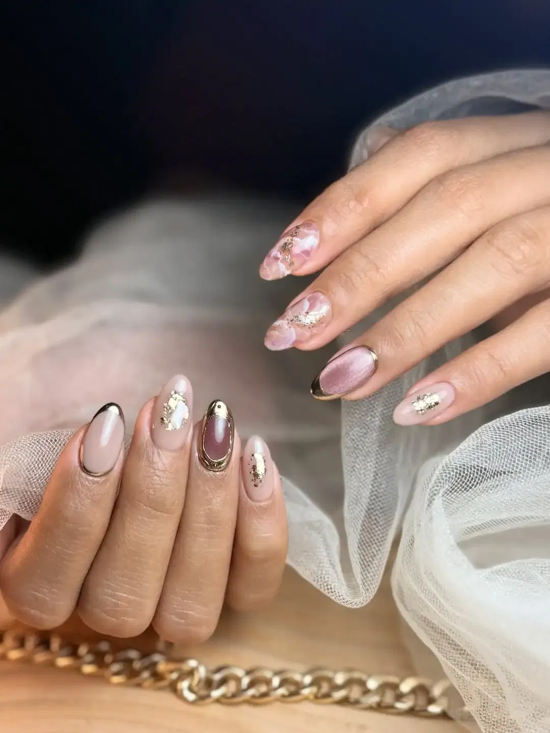 Vintage Letter Nails