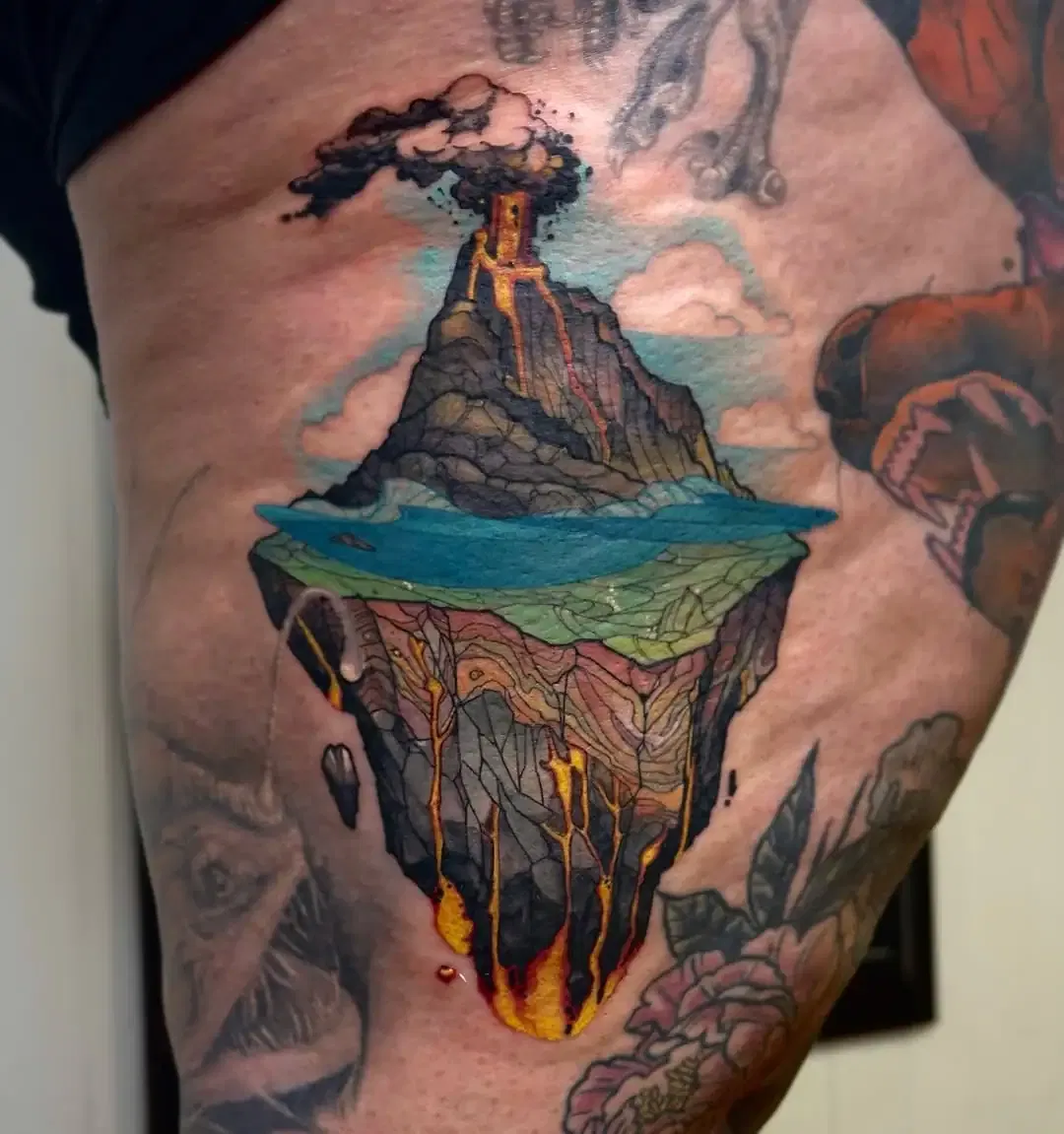 Volcano Tattoo