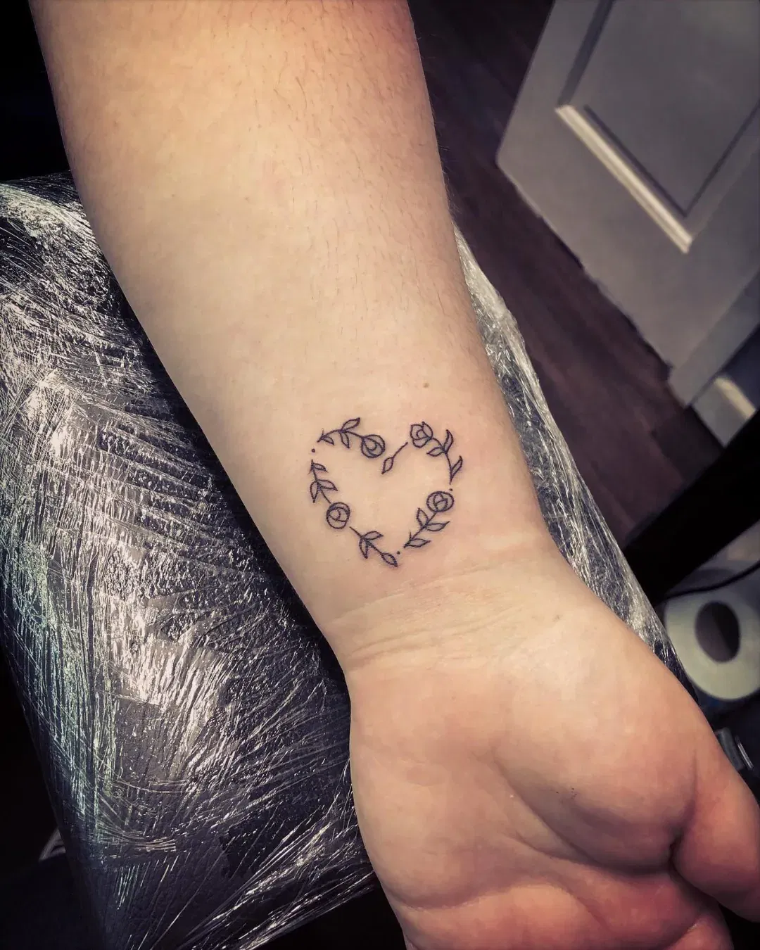 Wrist Heart Tattoo