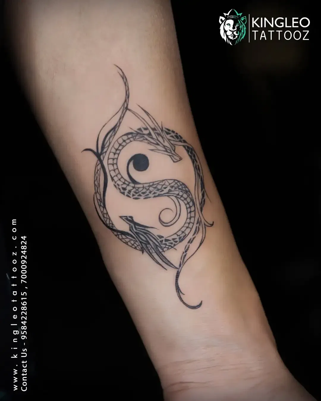 Yin-Yang Dragon Tattoo