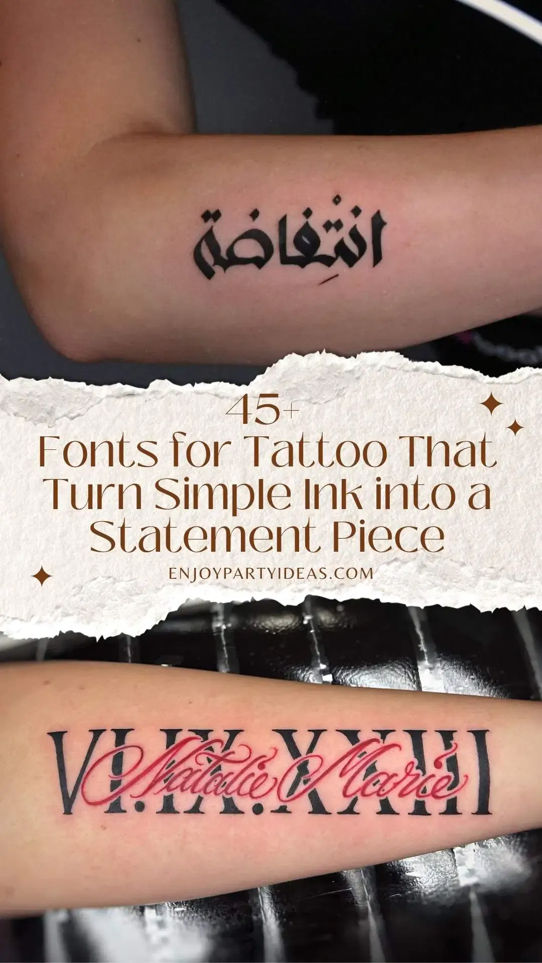 45+ Fonts for Tattoo That Turn Simple Ink into a Statement Piece