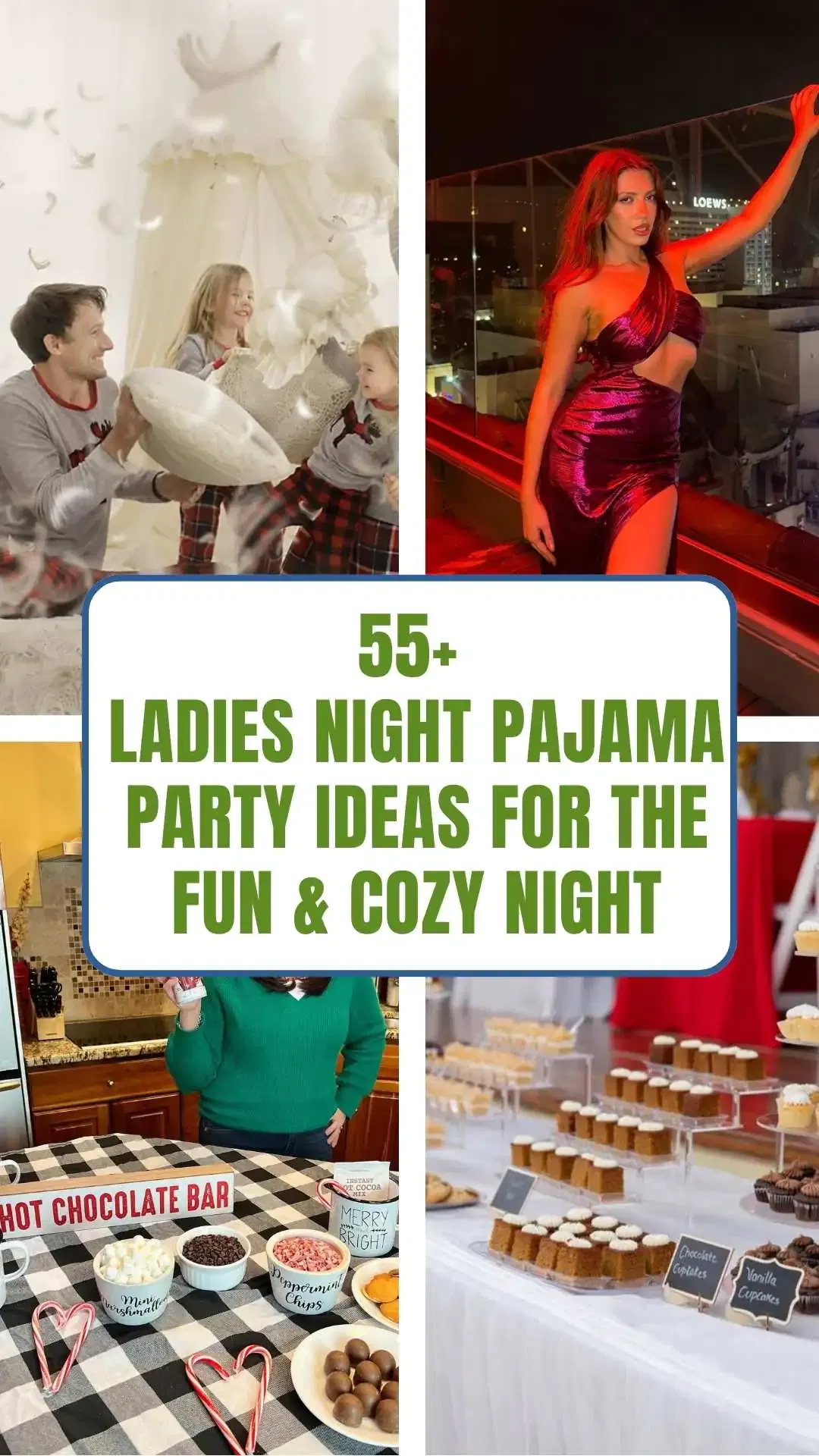 55+ Ladies Night Pajama Party Ideas for the Fun & Cozy Night
