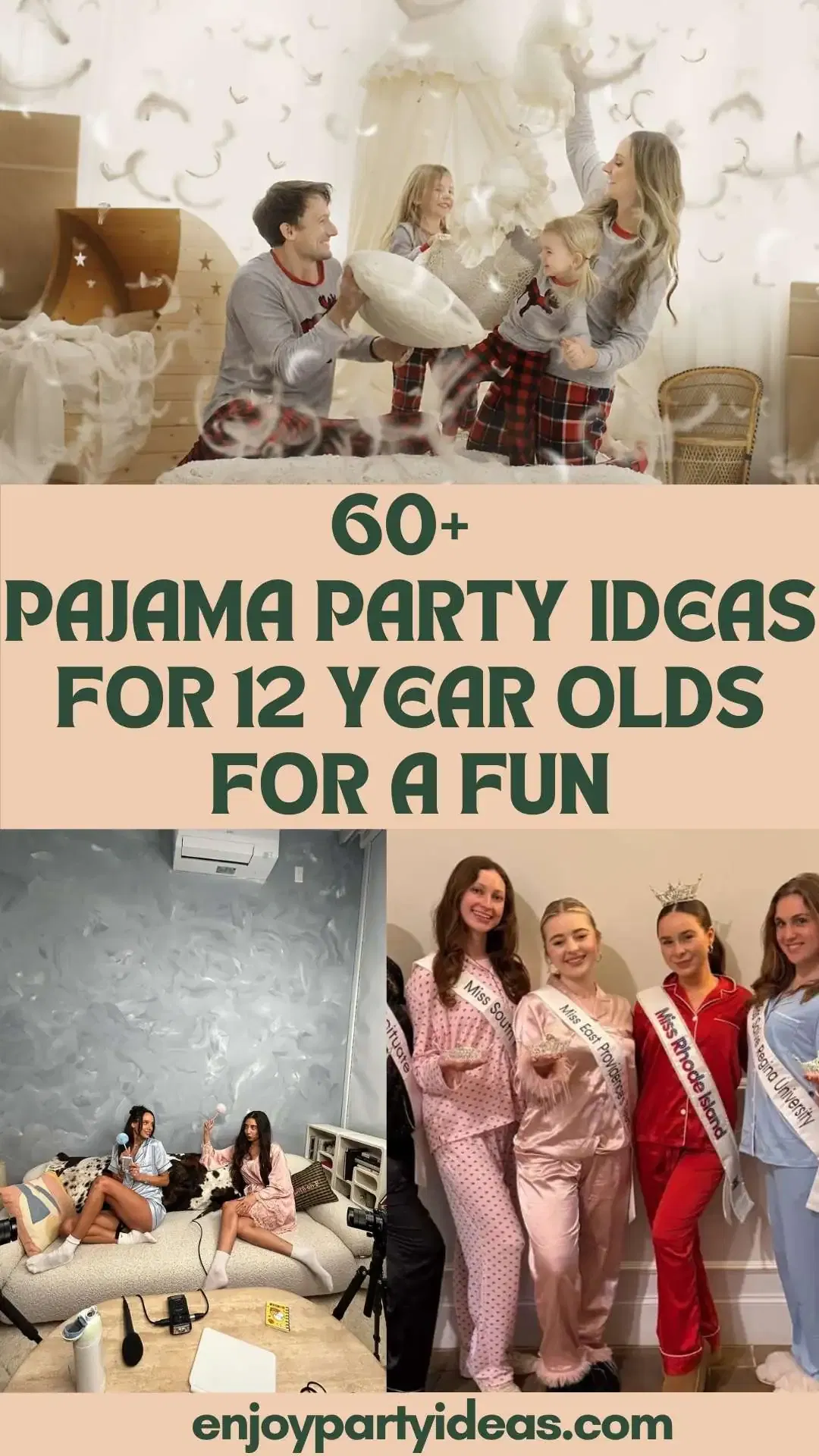 60+ Pajama Party Ideas for 12 Year Olds for a Fun