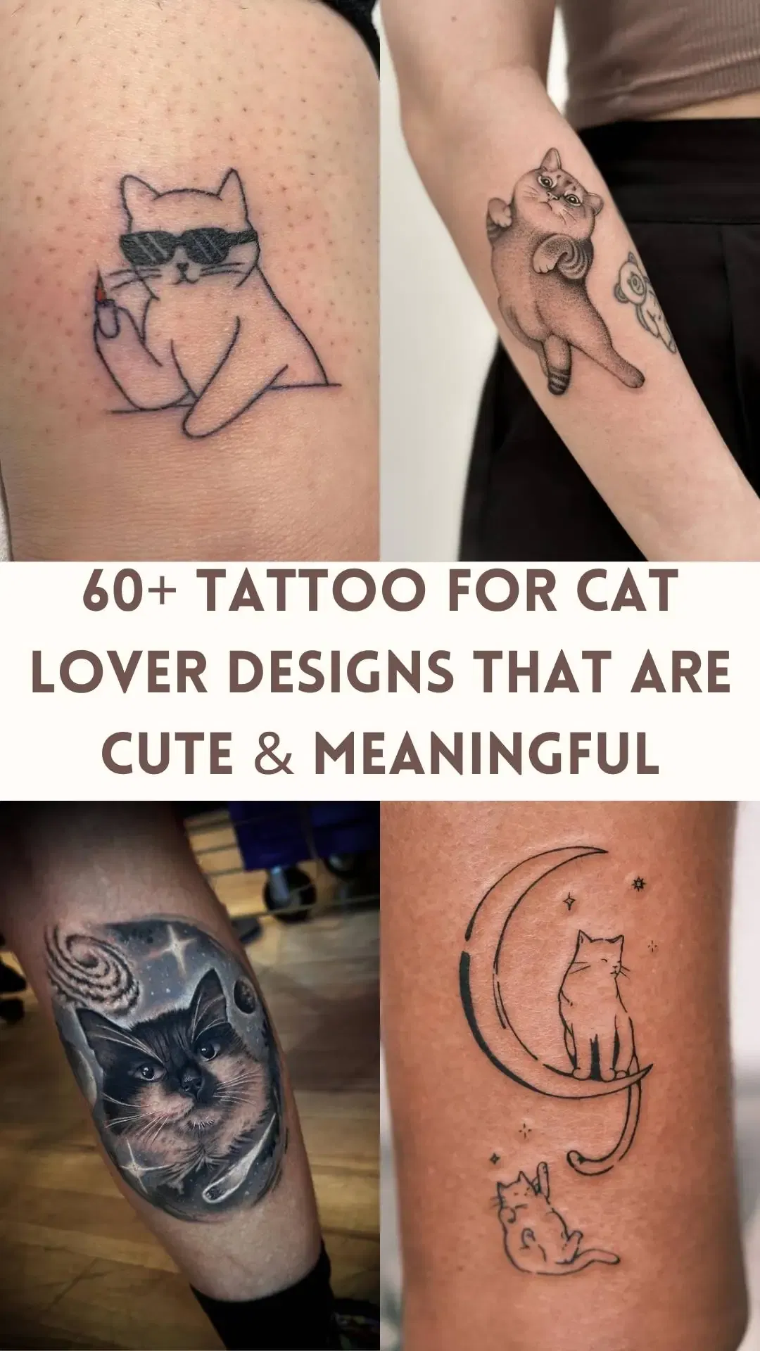 60+ Tattoo for Cat Lover Designs That Are Cute, Minimal & Deeply Meaningful