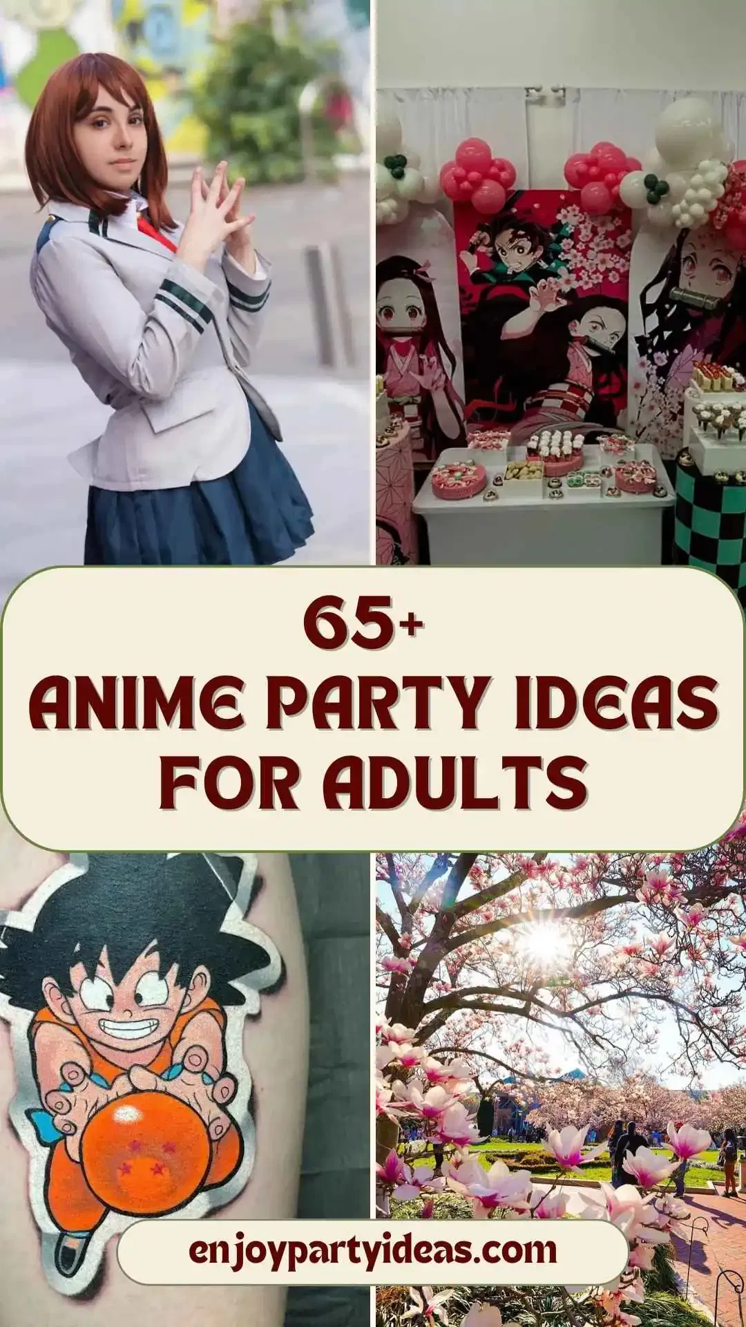 65+ Anime Party Ideas for Adults