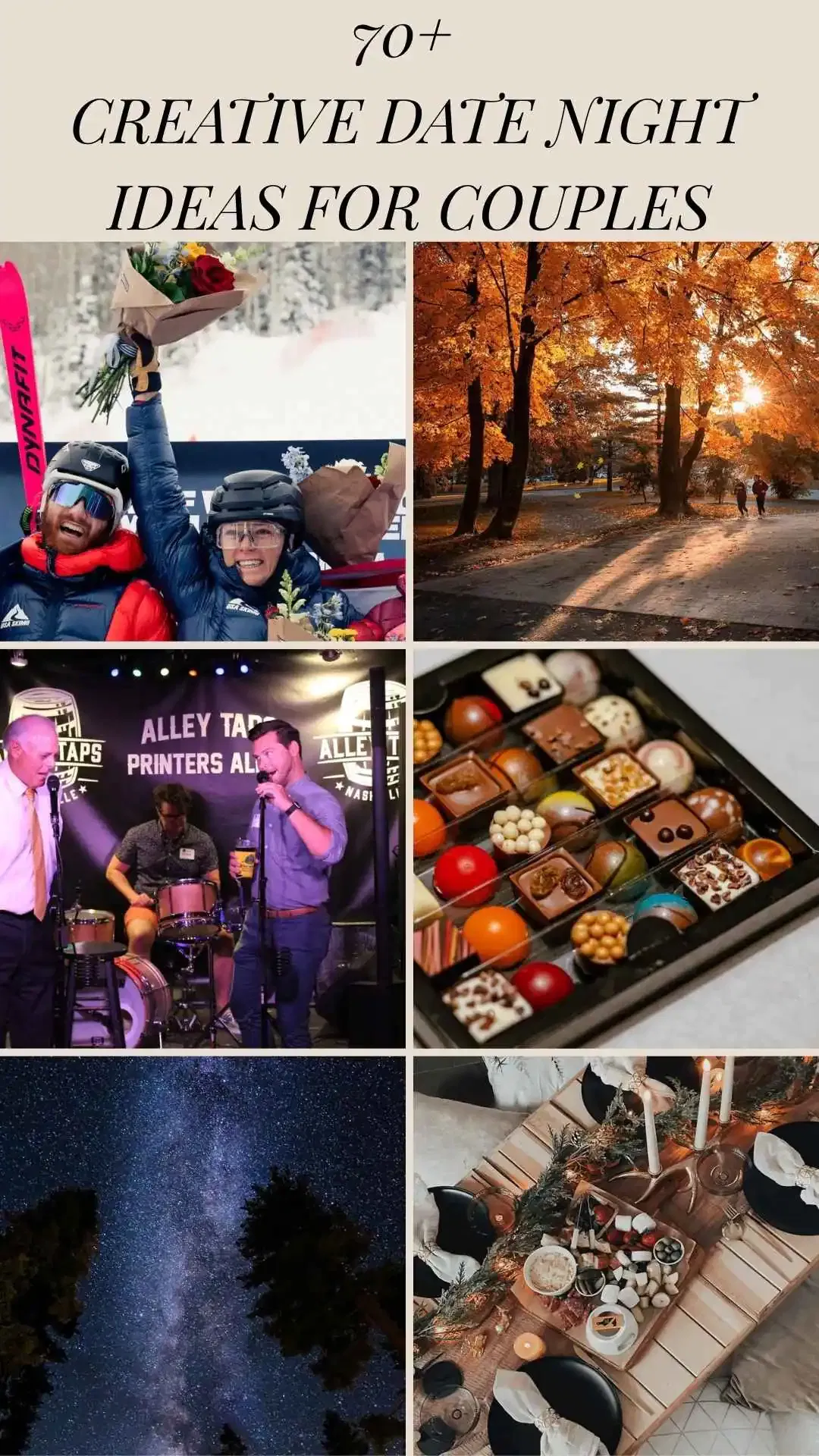 70+ Creative Date Night Ideas for Couples to Spark Romance & Fun