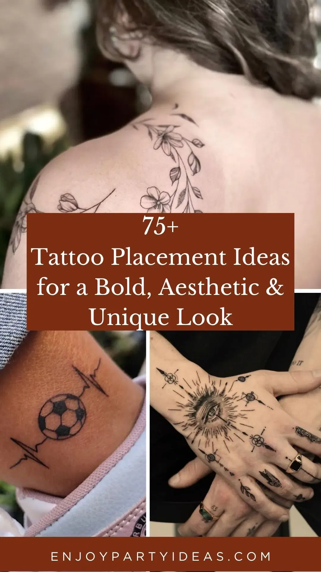 75+ Tattoo Placement Ideas for a Bold, Aesthetic & Unique Look