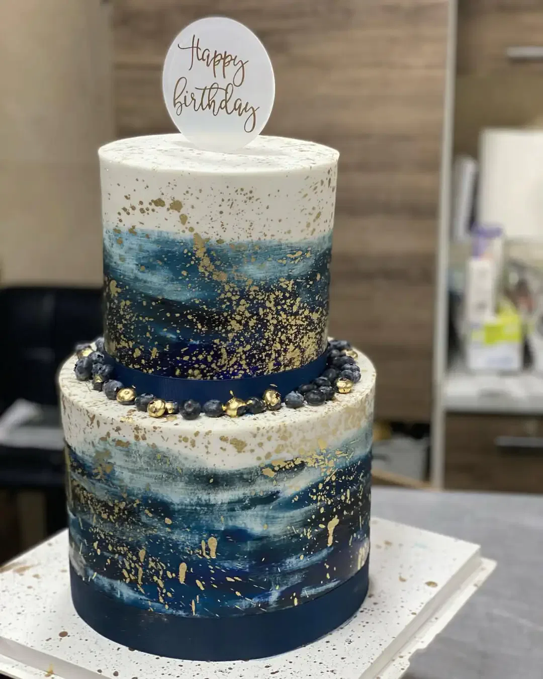 Abstract Art Cake