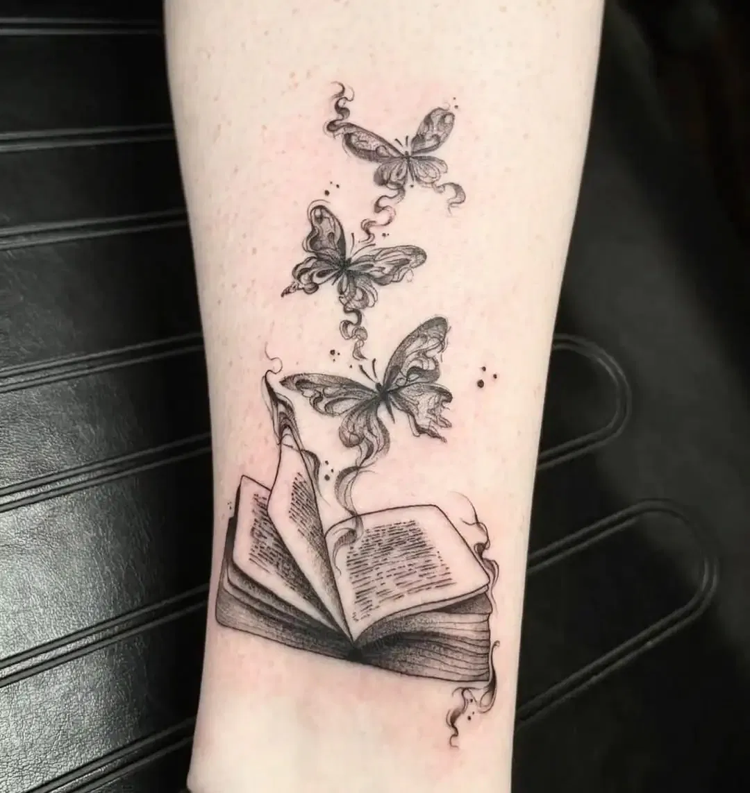 Books Turning into Butterflies