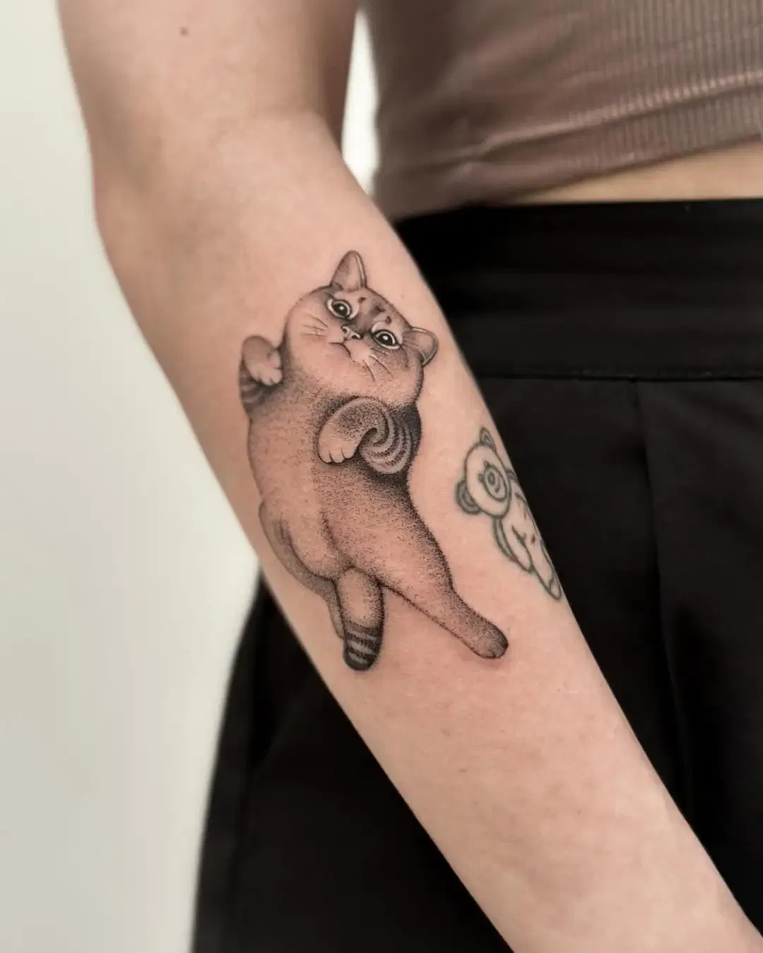 Chubby Cat Tattoo