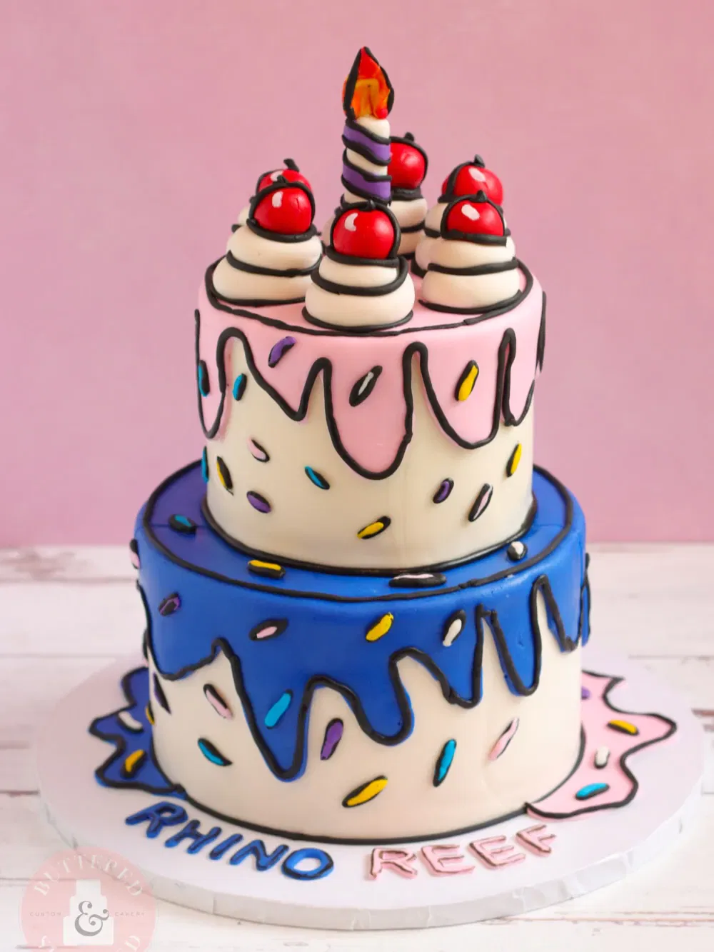 Comic Style Cake