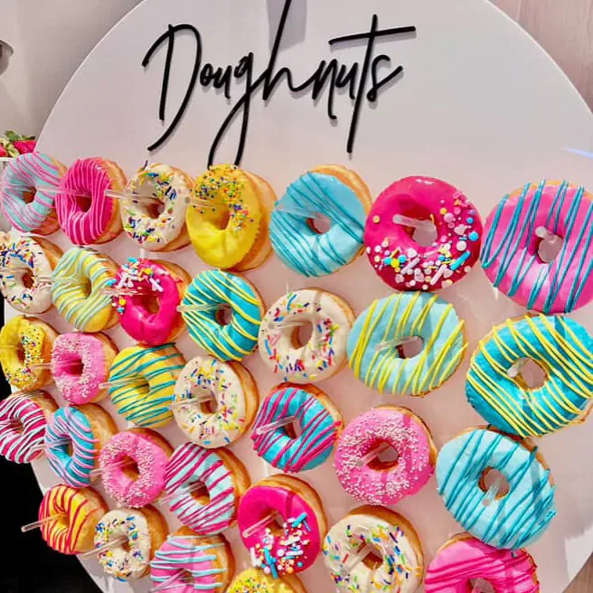 Glitter Donut Wall
