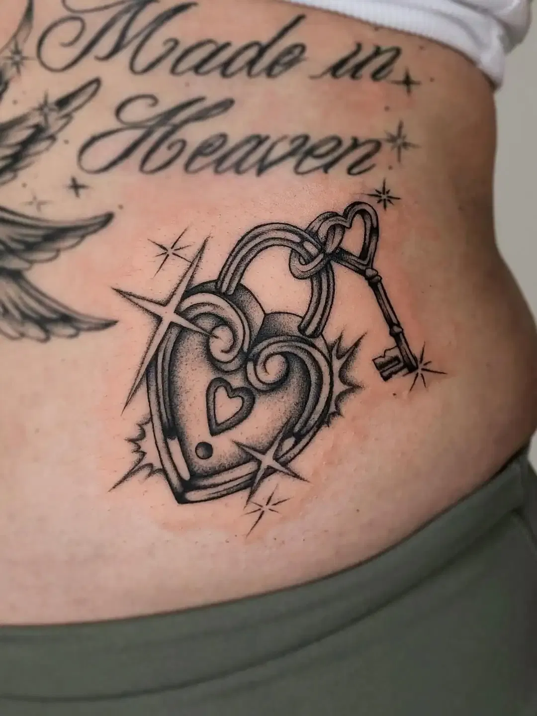 Heart Lock Tattoo