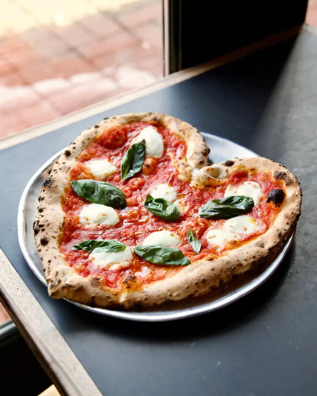 Heart-Shaped Pizzas