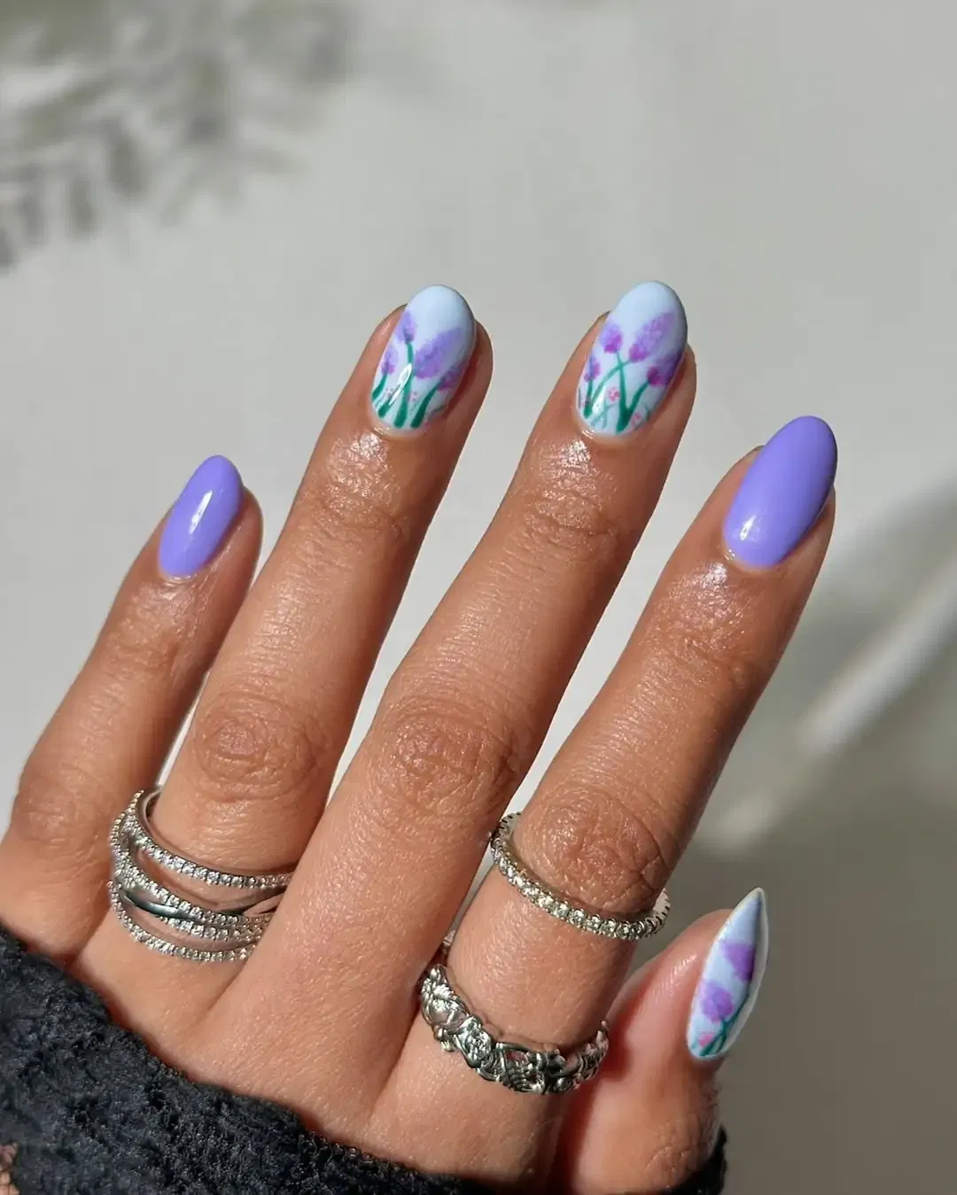 Lavender Field Nails