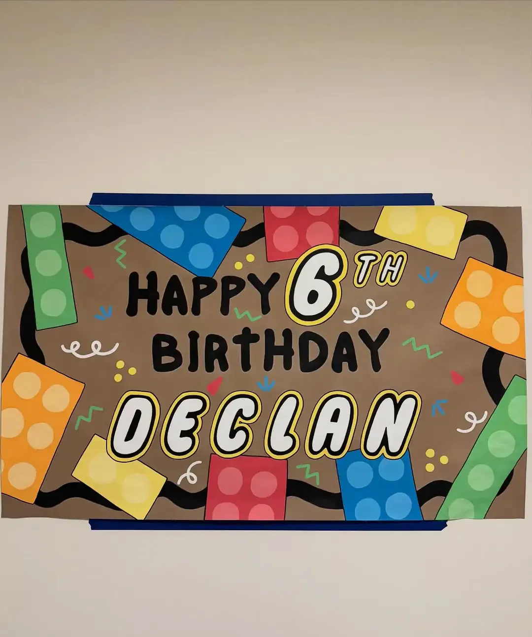 Lego Banner Name Sign