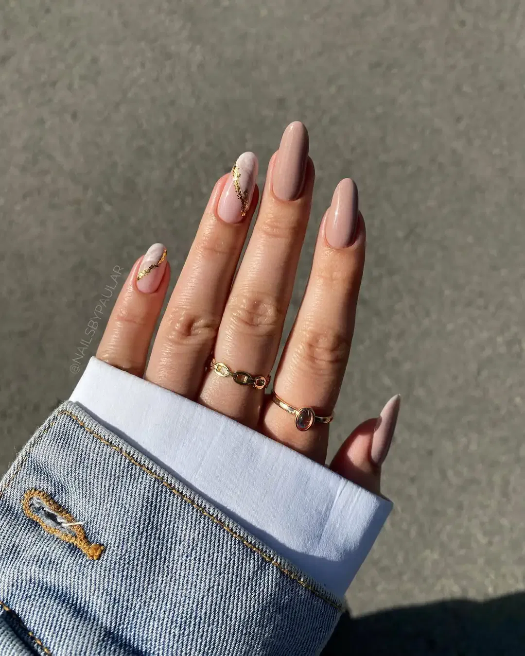 Marble Effect Nails
