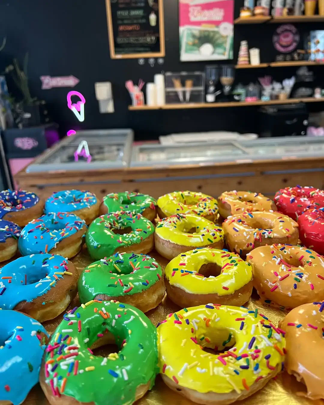 Rainbow Donuts