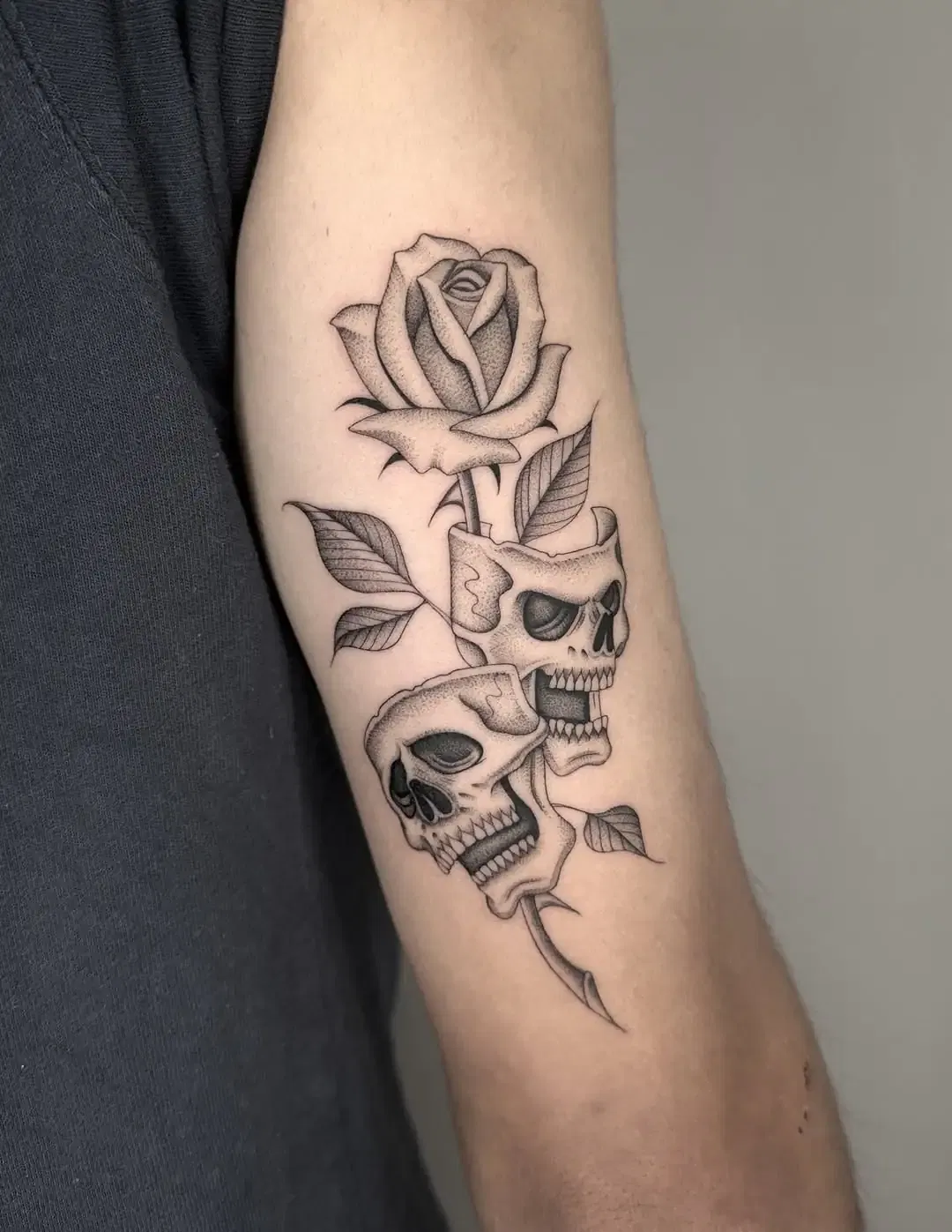 Skull and Rose