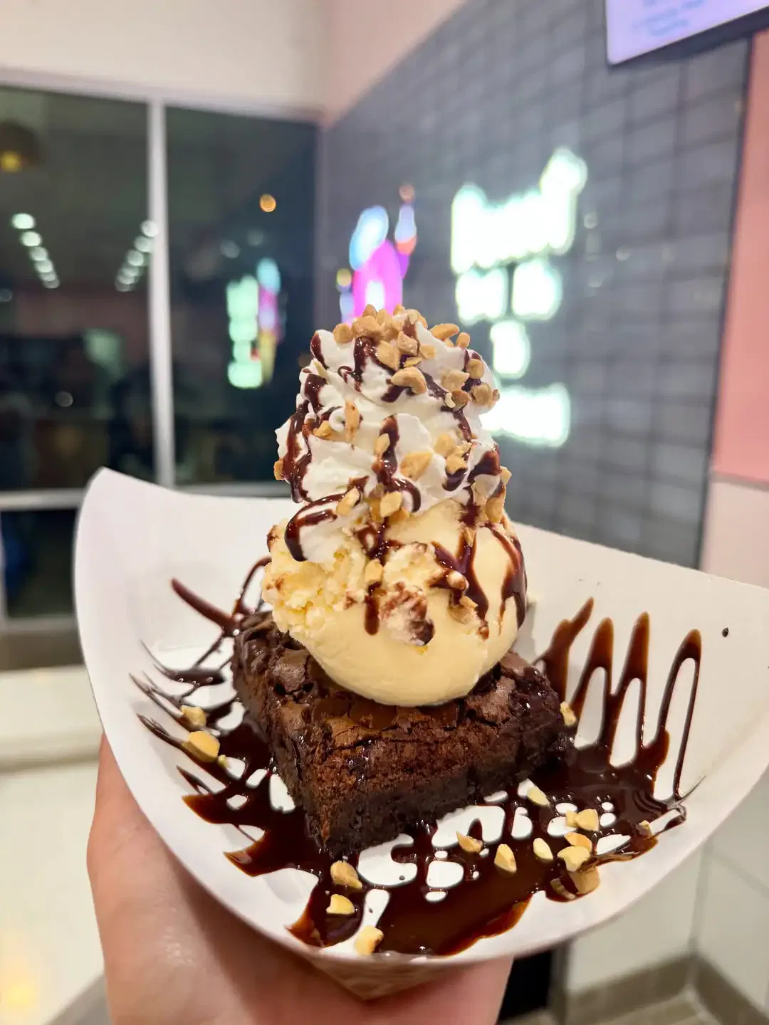 Brownie Ice Cream Cake