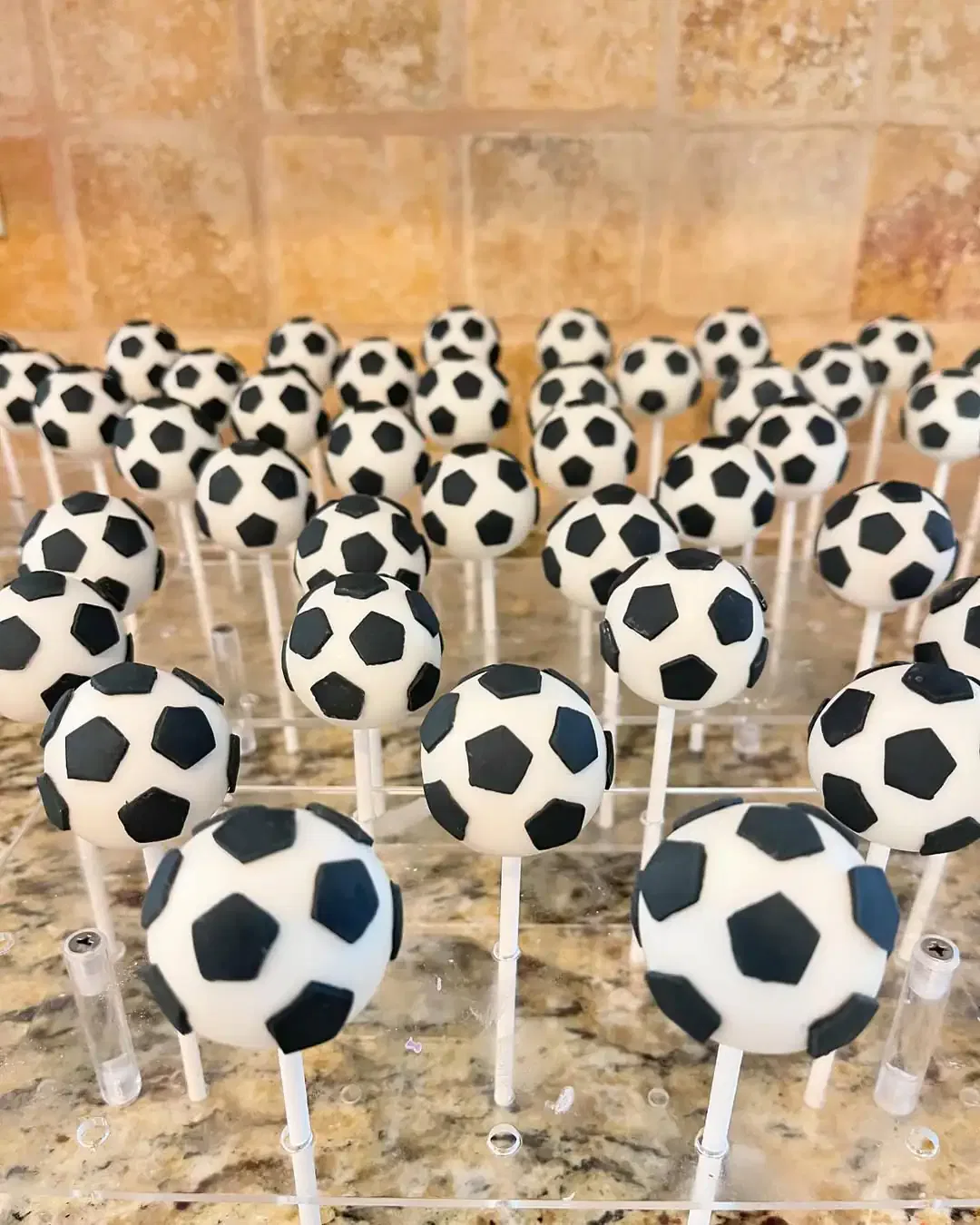 Chocolate Football Pops