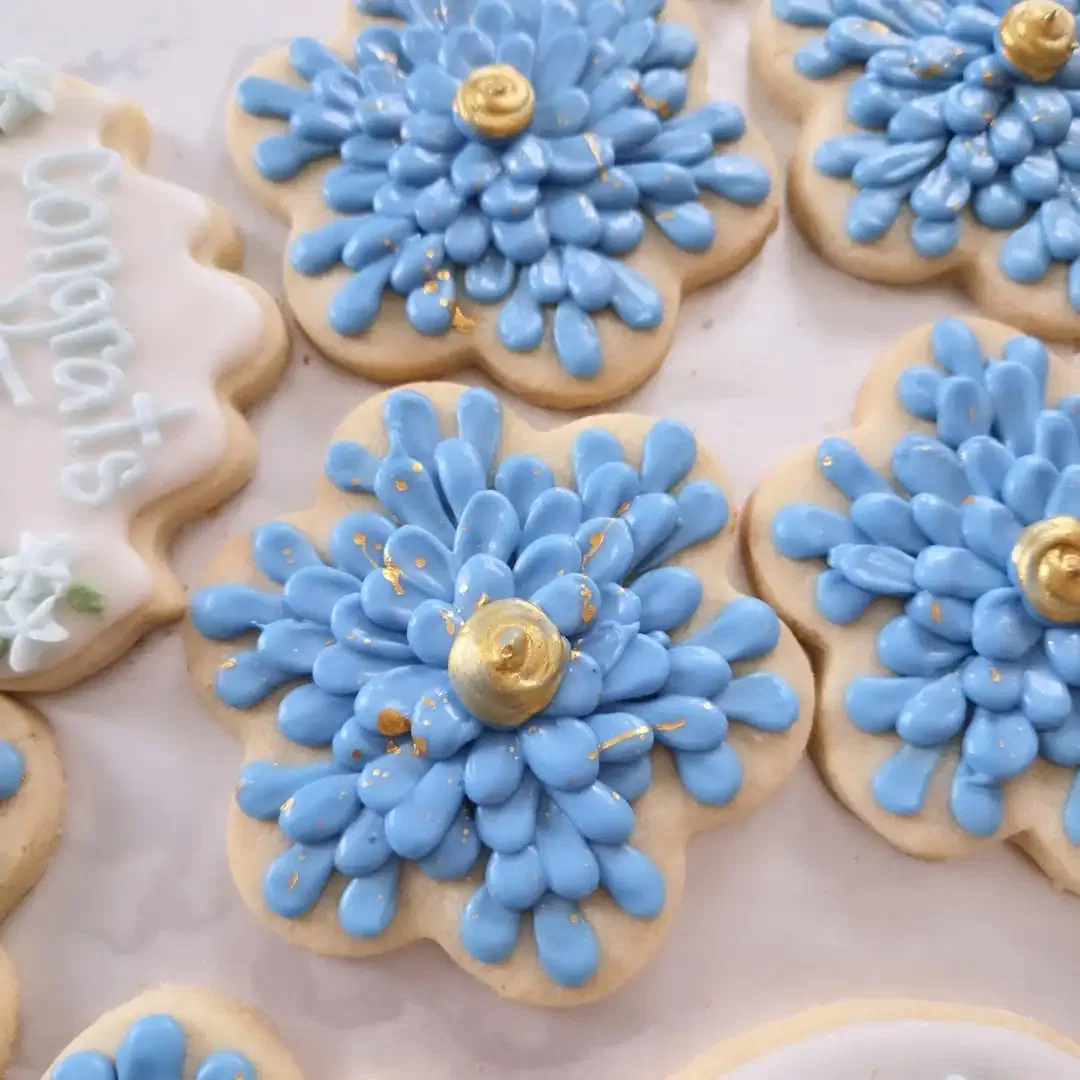 Flower-Shaped Biscuits
