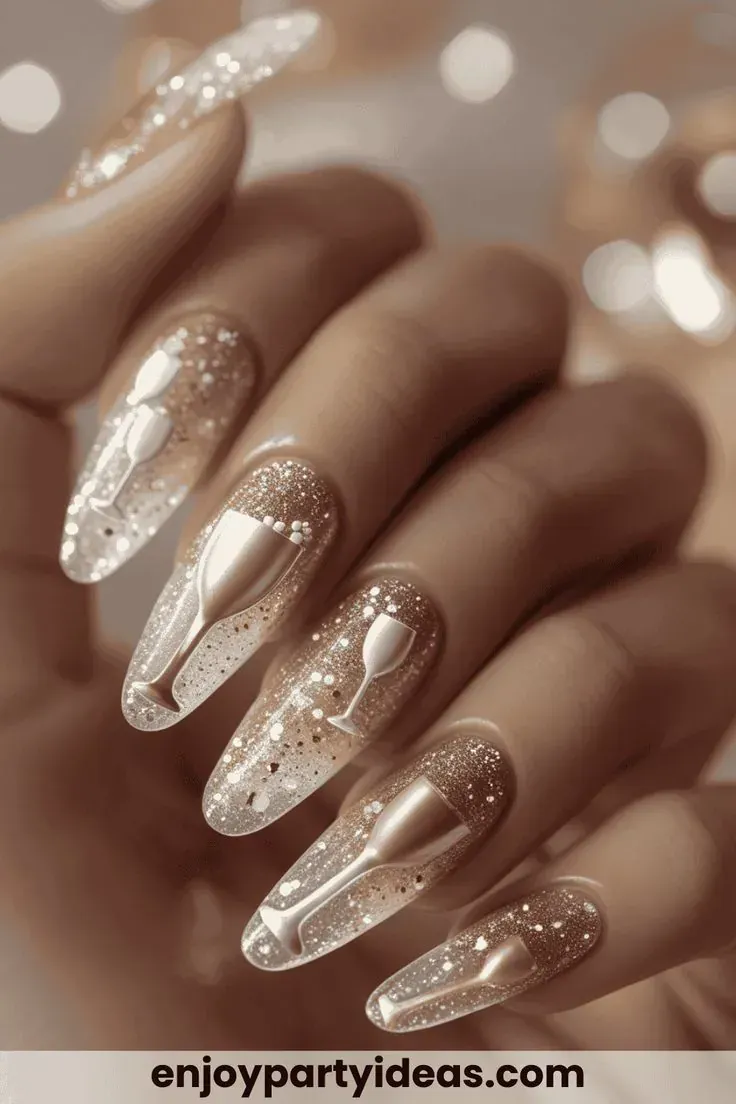 Black and Gold Foil
