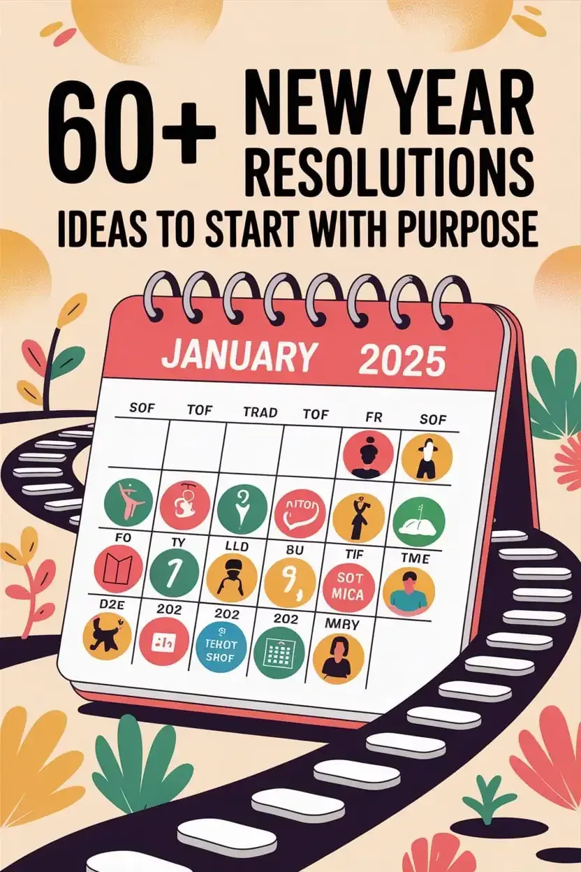 60+ New Year Resolutions Ideas to Start 2025 with Purpose