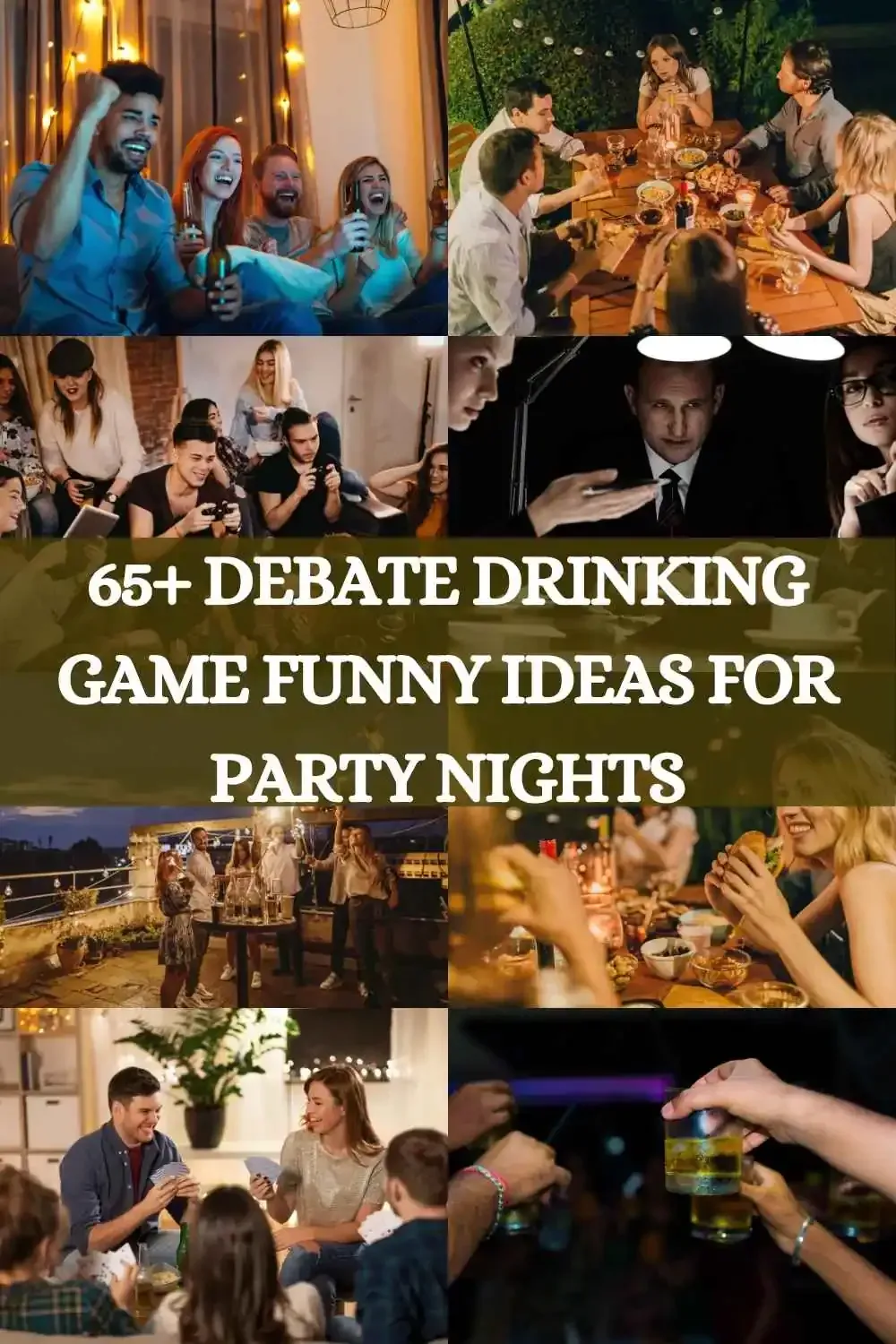 65+ Debate Drinking Game Funny Ideas for Party Nights