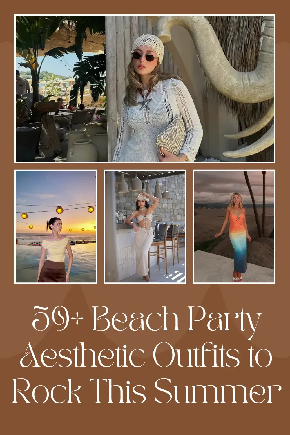 Beach Party Aesthetic Outfits