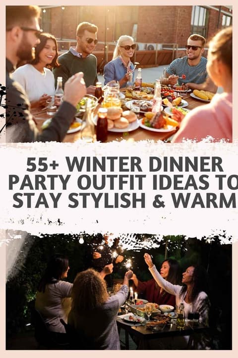 55+ Winter Dinner Party Outfit Ideas to Stay Stylish & Warm
