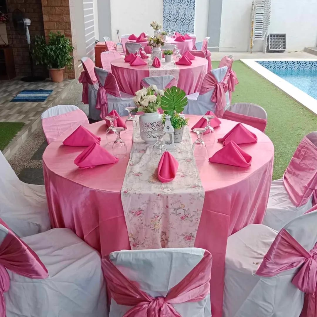 Pink Frosting Tablecloth